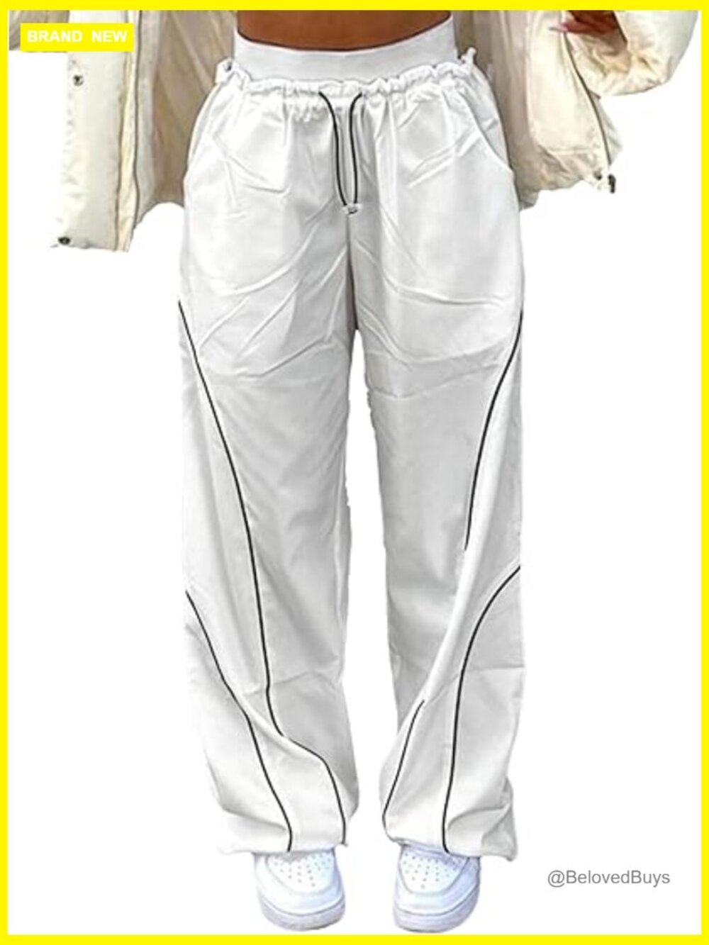 Y2K Parachute Pants High Waist Drawstring Jogger